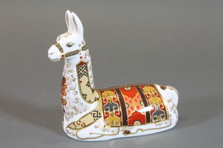 A Royal Crown Derby 2000 figure of a Lama 5"