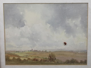 Montague Webb, 20th Century British School, watercolour on  paper, a rural landscape, signed and titled "In The Tamar Valley"  13"h x 17"w