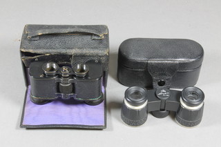 Carl Zeiss, Jenner, a pair of early 20th Century opera glasses together with 1 other similar pair