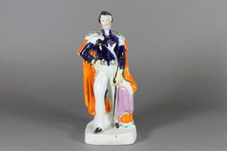 A Staffordshire figure - Prince Albert 10"  ILLUSTRATED