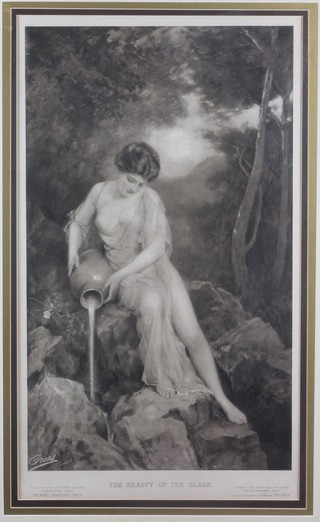 After A Dampier May, a Pear's print "The Beauty of The  Glade", from the Pear's Annual 1915, 24"h x 14"w