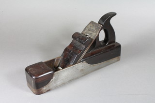 R Melhuish & Sons, a 19th Century steel and mahogany jack  plane  ILLUSTRATED