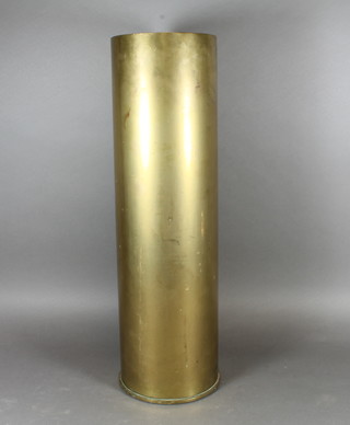 A large Continental brass shell 21"