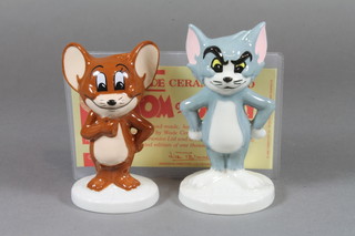 2 Wade limited edition Tom & Jerry figures, with certificate