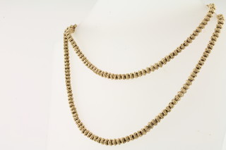A 9ct gold necklet, 53.8 grams