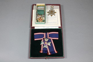 A Royal Victorian Order lady's badge, 5th Class, the reverse  no, 1914-15 Star to 11510 Pte. A Kirby - Royal Berkshire  Regt., 2 Safe Driving medals and a Red Cross badge