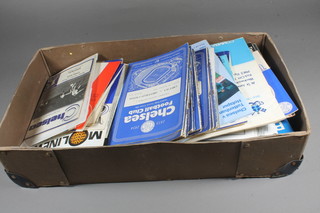 A collection of Chelsea Football Club programmes
