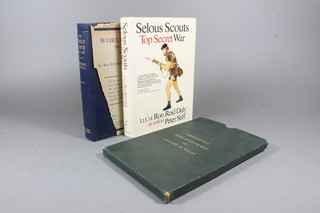 A Geographica Road Mileage map of England and Wales  together with 2 volumes "The World Crisis" 1916-1918 by Winston Churchill and "Selous Scouts Top Secret War" by Lt.  Col. Ron Reed Daly