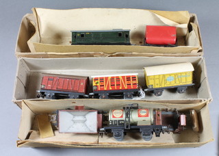 A quantity of Marklin "OO" gauge locomotives, tenders, track  etc, together with a transformer, loco af,