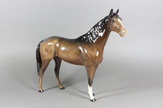 A Beswick figure of a bay stallion 12.5"