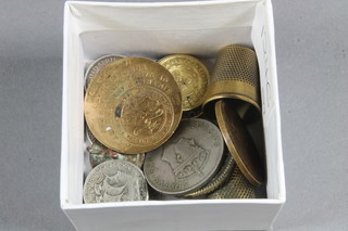 A small collection of coins