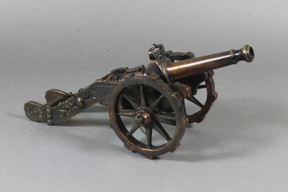 A bronze model of a "Spanish" cannon 10"
