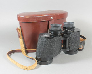 A pair of Carl Zeiss Nobilem 12 x 50B binoculars with leather carrying case