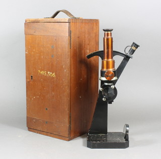 An Abbe Refractometer, boxed and with instructions