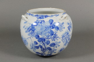 A Japanese blue and white porcelain bowl 5"
