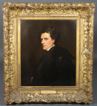 Thomas Phillips RA, 19th Century British School, oil on canvas,  head and shoulder portrait of Sir John MacNeil GCB, LLD, FRS, bears plaque Thomas Philips RA, relined and restretched  29" x 25"  ILLUSTRATED