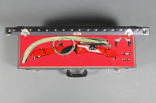 A Samwick Samt-9 bow together with 18 various arrows and other accessories