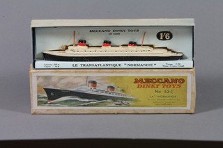 A Meccano Dinky toy model Le Transatlantique "Normandie" 