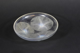 A Lalique glass bowl, Volubilis, engraved R Lalique France no.303 8.5" diameter  ILLUSTRATED