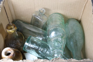 A collection of 10 various Victorian Sussex bottles