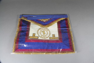 A Masonic Mark Master Masons full dress provincial Grand Officers apron and collar
