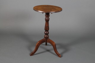 A 19th Century oak and pine tripod table 16" 