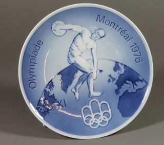 A Royal Copenhagen 1976 Olympic plate