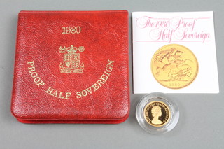 A proof 1980 half sovereign