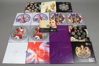 A quantity of un-circulated coin and coin sets