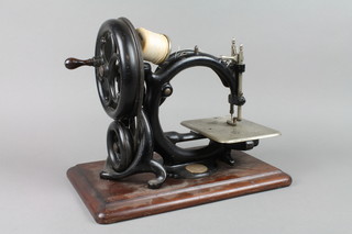 A Victorian Wilcox and Gibbs sewing machine