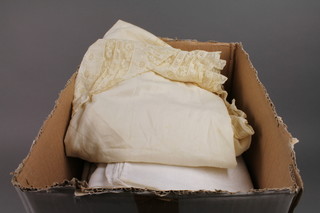 A collection of various linens etc