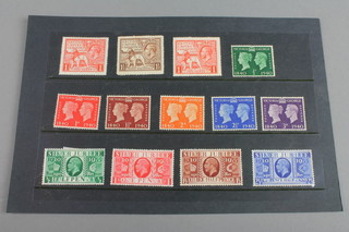 GB, George V - George VI stamps, mint including exhibition stamps 