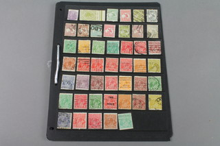 3 stock sheets of Australia stamps 1914-1948 including Kangeroos and heads, approx 146 stamps