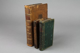 1 volume "Aristotle's Art of Poetry 1705" leather bound, 1 volume Angelo Constantini  "La Vie De Scaramouche" together with 1 volume "Letters Choisie 1870" 