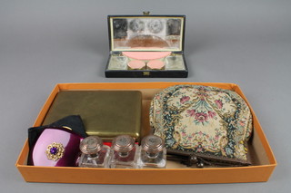 A 1930's make up box and other curios