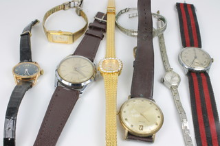A lady's 1930's marcasite wristwatch and other minor watches