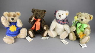 4 Steiff Teddy Bears depicting the seasons
