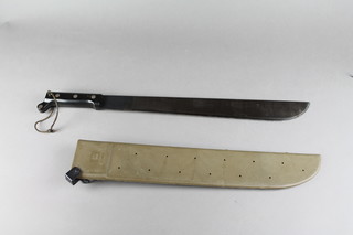 An American machete by Ontario Knife & Co with 18" blade 