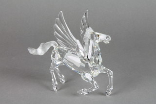 A Swarovski crystal figure of Pegasus 6"