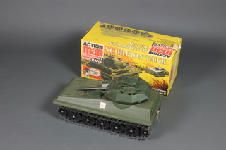 A Palitoy Action Man Scorpion tank, boxed