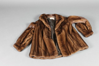 A lady's brown Mink coat by Fur International 