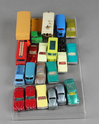 A collection of 13 various Matchbox cars