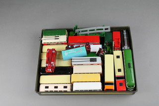A collection of model buses etc