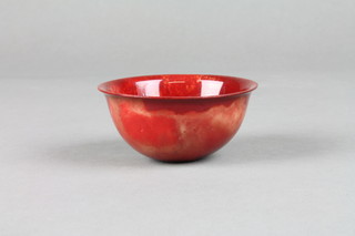 A Royal Doulton flambe ware bowl with spread lip 2.5" 