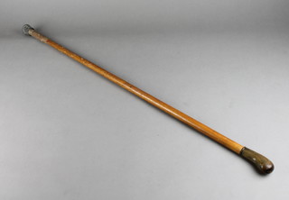 A 19th Century horn handled walking cane