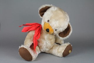 A Merrythought brown teddybear with articulated limbs 26"