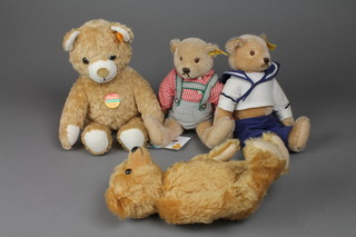 Steiff Special US-Edition 1994 Louis Teddy Bear 44 Brown 650789 Lovisiana  Expo - We-R-Toys