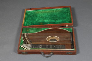 Josef Muller, a zither, cased