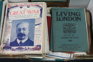 Various unbound editions of "The Great War" and other ephemera etc