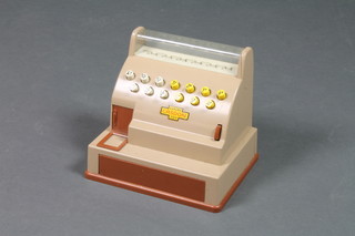 A pre-decimal childs plastic cash register by Casdon 7" (crack to side)